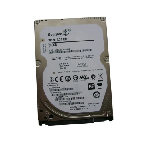 1BS141-500 - Seagate 250GB 5400RPM SATA 3Gb/s 2.5" HDD