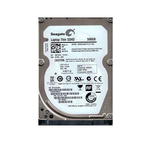1EJ162-038 - Seagate 500GB SATA 6Gb/s 2.5" 7mm 5400RPM Hybrid HDD
