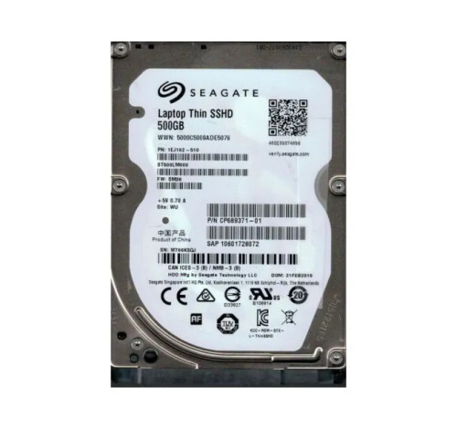 1EJ162-510 - Seagate 500GB SATA 6Gb/s 2.5" 7mm 5400RPM Hybrid HDD