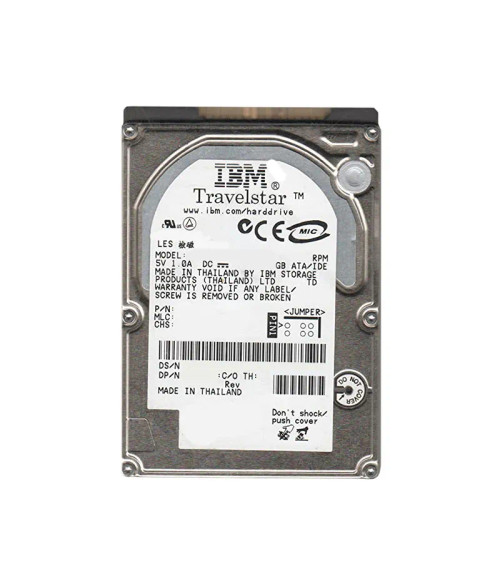 IBM 1.08GB ATA/IDE 2.5 Hard Drive for ThinkPad - Compatible with ThinkPad laptops - Part number 29H9367