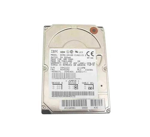 39H2223 - IBM 2.1GB 4900RPM IDE/ATA 2.5" HDD
