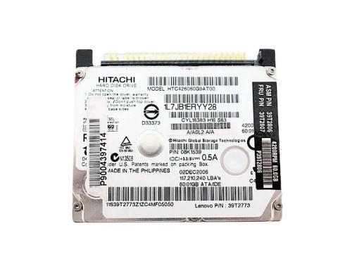 39T2806 - IBM 60GB 4200RPM 1.8" IDE HDD