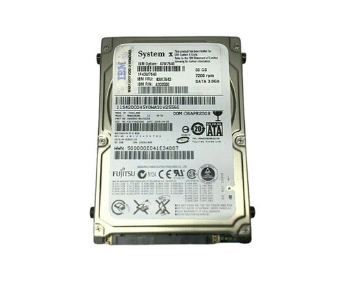 42C0500 - IBM 80GB 7200RPM SATA-300 2.5-inch Hard Drive