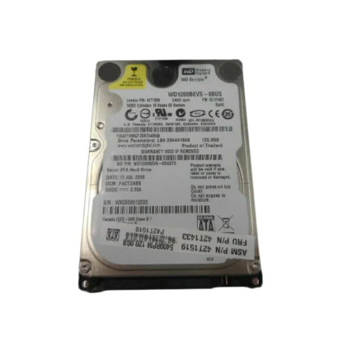 42T1519 - IBM 120GB 5400RPM SATA 2.5" HDD