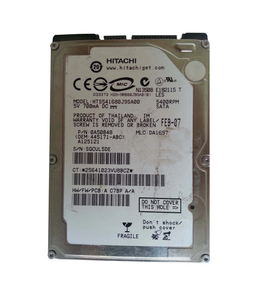 445171-ABC - Compaq 80GB 5400RPM SATA 2.5" HDD
