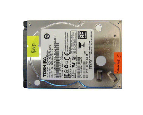 677019-001 - HP 1TB 5400RPM SATA 3Gb/s 2.5" HDD