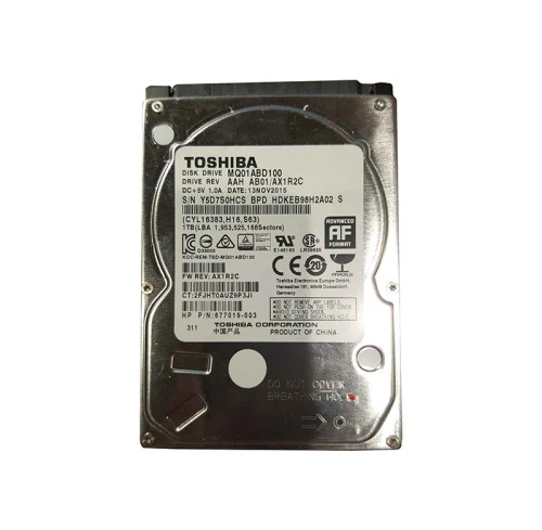 677019-003 - HP 1TB 5400RPM SATA 3Gb/s 2.5" HDD