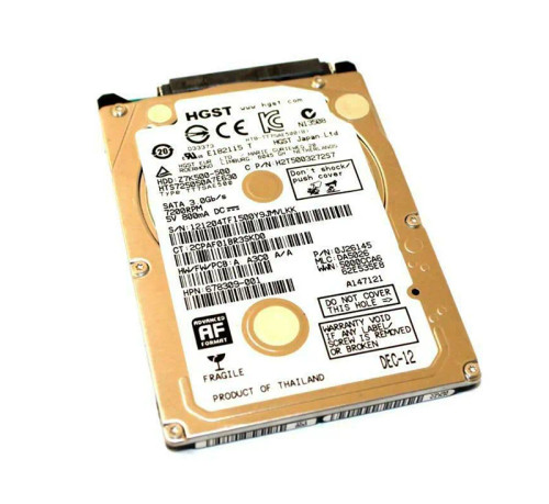 678309-001 - HP 500GB 7200RPM SATA 2.5" HDD