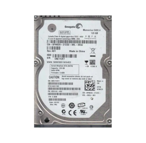 9DG132-032 - Seagate 120GB 5400RPM SATA 8MB 2.5" HDD