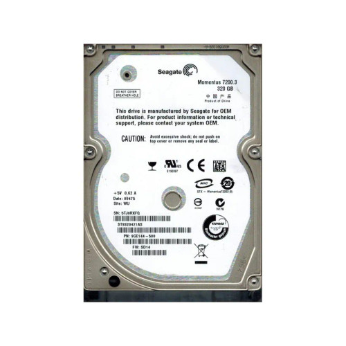 9GE144-500 - Seagate 320GB 7200RPM SATA 3Gb/s 2.5" HDD