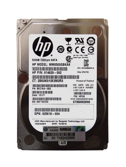 9RZ164065 - Seagate 500GB 7200RPM SATA 6Gb 2.5" HDD