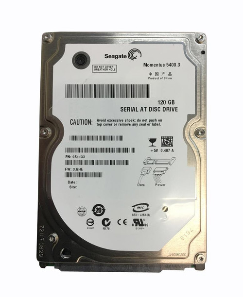 9S1133-066 - Seagate 120GB 5400RPM SATA 8MB 2.5" HDD