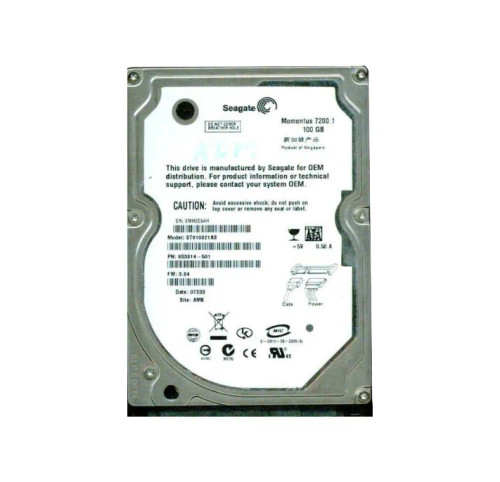 9S3014-501 - Seagate 100GB 7200RPM SATA 2.5" HDD