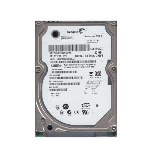 9S5133-020 - Seagate 120GB 7200RPM SATA 2.5" HDD