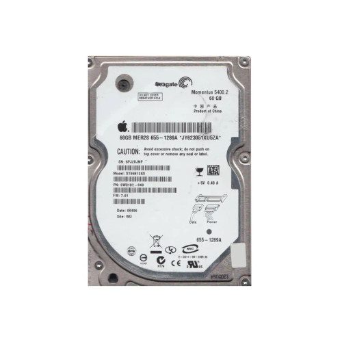 9W3182-040 - Seagate 60GB 5400RPM SATA 8MB 2.5" HDD