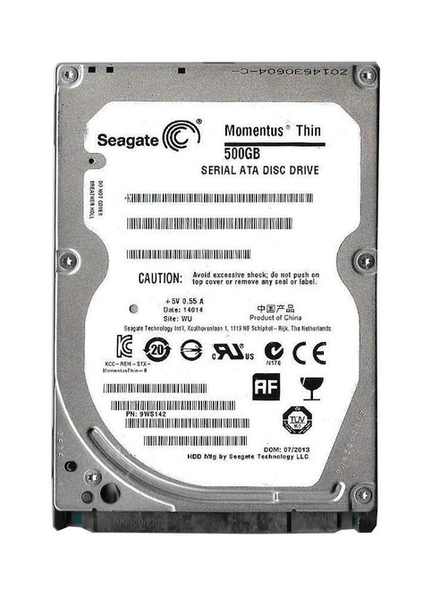 9WS142-800 - Seagate 500GB 5400RPM SATA 3Gb/s 2.5" HDD