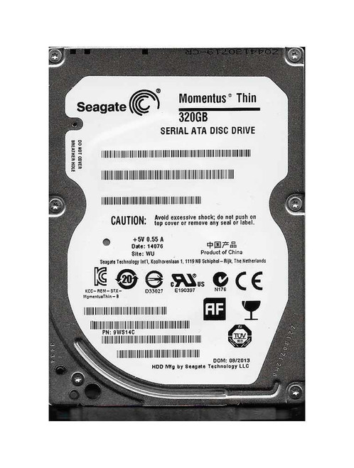 9WS14C-230 - Seagate 320GB 5400RPM SATA 16MB 2.5" HDD