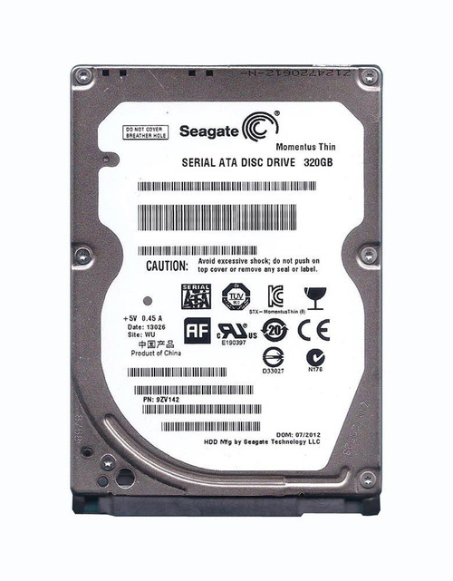 9ZV142-011 - Seagate 320GB 7200RPM SATA 3Gb/s 2.5" HDD