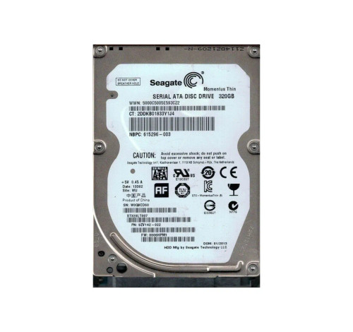 9ZV142-022 - Seagate 320GB 7200RPM SATA 16MB 2.5" HDD
