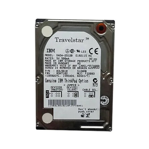 DADA-25120 - IBM 5.1GB 4200RPM 2.5" IDE HDD