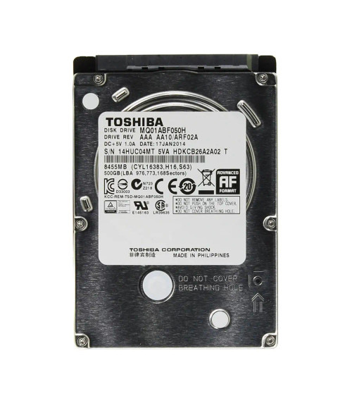 HDKCB26A2A02 - TOSHIBA 500GB 5400RPM SATA 6Gb/s 2.5" HDD