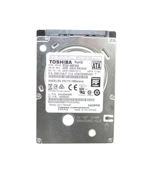 HDKCB36M5A01 - TOSHIBA 500GB 5400RPM SATA 6Gb/s 2.5" HDD