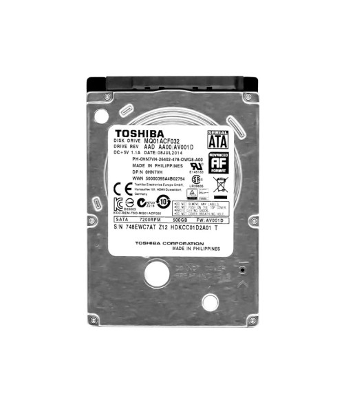 HDKCC01D2A01T - TOSHIBA 320GB 7200RPM SATA 6Gb/s 2.5" HDD