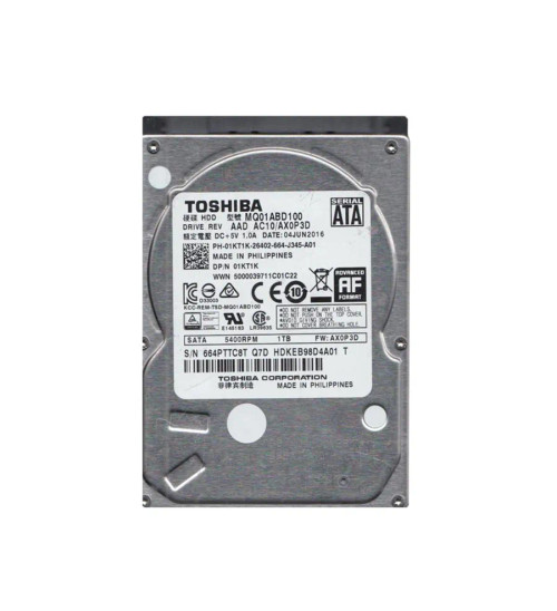 HDKEB98D4A01 - TOSHIBA 1TB 5400RPM SATA 3Gb/s 2.5" HDD