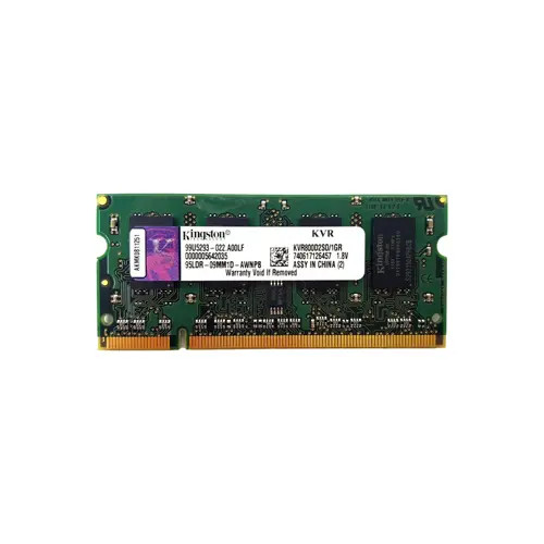KVR800D2S0/1GR - Kingston Technology 1GB DDR2-800 PC2-6400 CL6 200-Pin SODIMM