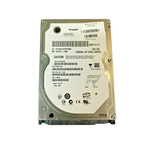 ST9100827AS - Seagate 100GB 5400RPM SATA 2.5" HDD