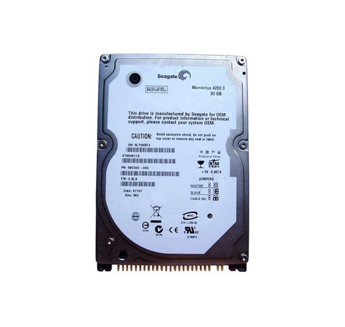ST980811A - Seagate 80GB 4200RPM ATA-100 2.5-inch Hard Drive