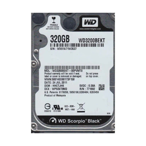 Shop Now WD WD3200BEKT-00PVMT0 Premium Laptop Hard Drive