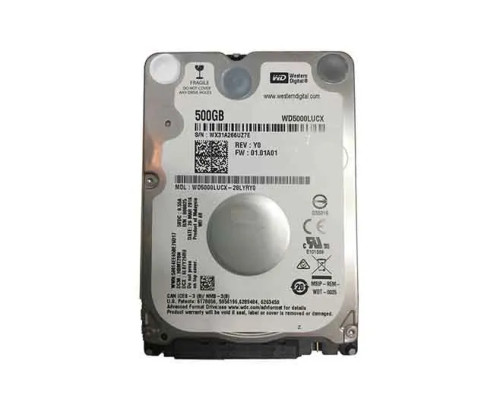 WD5000LUCX - Western Digital 500GB 5400RPM SATA 6Gb/s 2.5" HDD