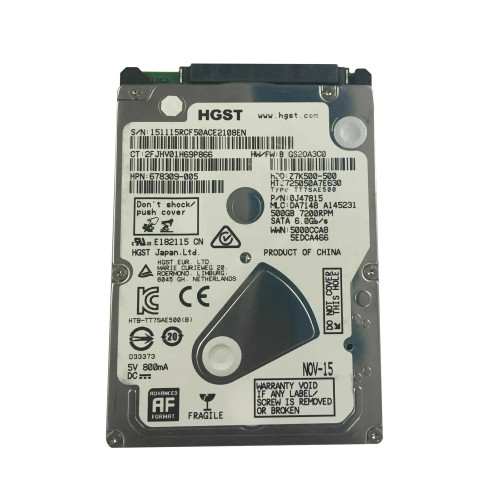 Z7K500-500 - HGST 500GB 7200RPM SATA 6Gb/s 2.5" HDD