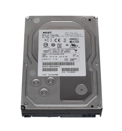 0002CR - Dell 3TB 7200RPM SAS 6Gb/s 3.5" HDD