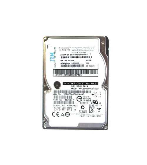 00E9919 - IBM 600GB 10000RPM SAS 12Gb/s 2.5" HDD