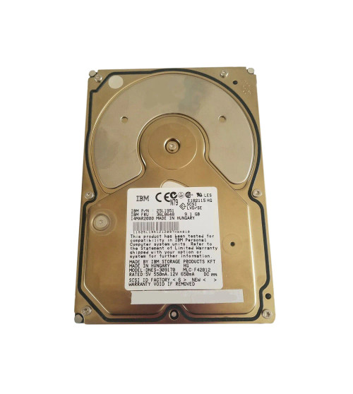 25L1951 - IBM 9.1GB 7200RPM Ultra2 SCSI 68-Pin 3.5" HDD