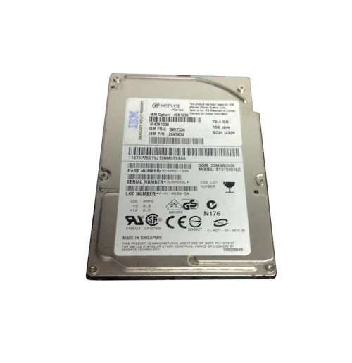 26K5834 - IBM 73GB 10000RPM Ultra 320 SCSI 2.5" HDD