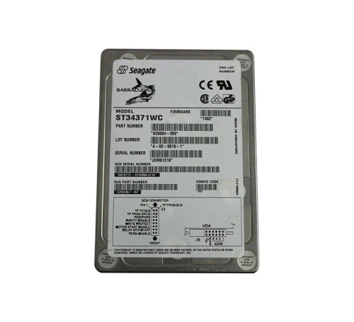 3702367-03 - SUN 4GB 7200RPM Ultra Wide SCSI 3.5" HDD