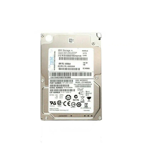 45W6591 - IBM 146.8GB 15000RPM SAS 6Gb/s 2.5" Hot-Swap HDD