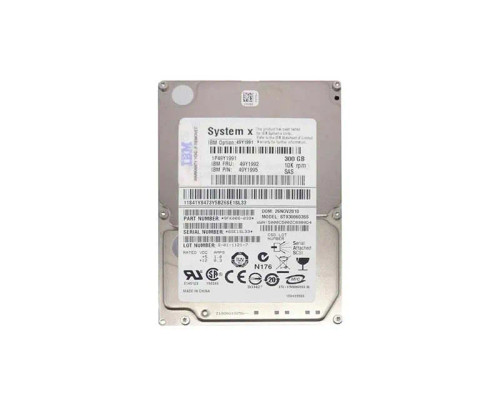 49Y1992 - IBM 300GB 10000RPM SAS 6Gb/s 2.5" HDD