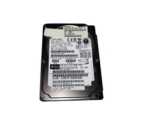540-6611-02 - SUN 73GB 10000RPM SAS 3Gb/s 2.5" HDD