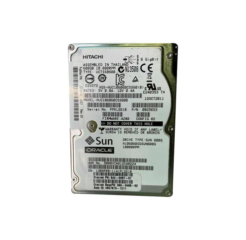 Shop Now SUN 542-0287-01 600GB 10000RPM SAS 2.5Hard Drive