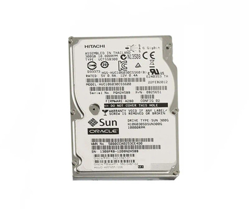 542-0387 - SUN 300GB 10000RPM SAS 6Gb/s 2.5" HDD