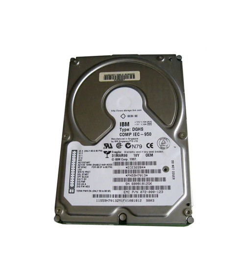 59H7013 - IBM 18GB 7200RPM Ultra2 SCSI 3.5" HDD
