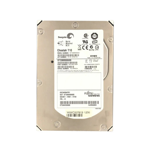 Seagate 300GB 15000RPM SAS 3Gb/s Hard Drive for ProLiant DL360p Gen8 Servers