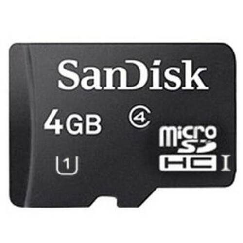 SDSDQAB-004G SanDisk 4GB Class 4 microSDHC UDH-1 Flash Memory Card