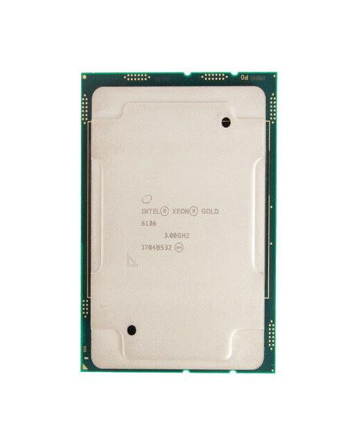 Intel SR3B2 Xeon Gold 6136 12-Core 3.00GHz LGA3647 Processor