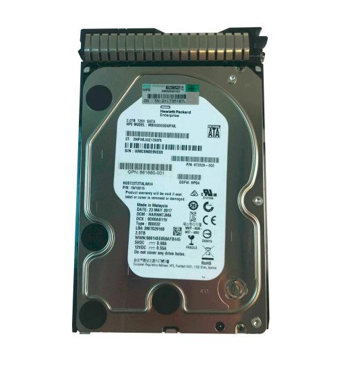 HP MB002000GWFWL 2TB 7200RPM SATA 6Gb/s LFF Midline Hard Drive