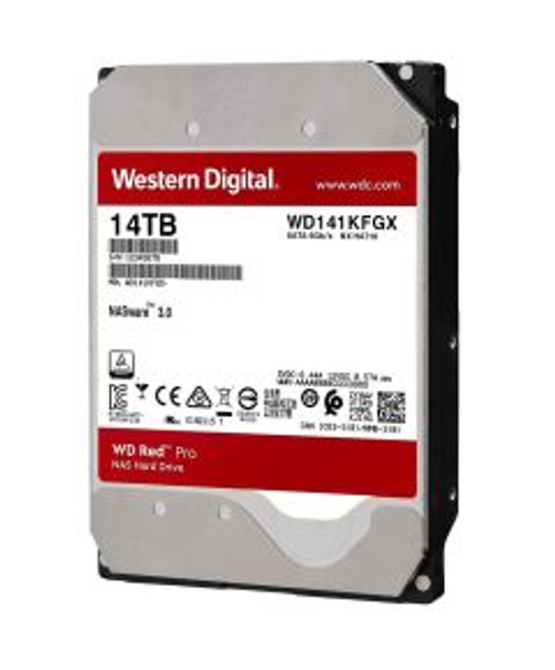 WD141KFGX - Western Digital Red Pro NAS 14TB 7200RPM SATA 6Gb/s 512MB Cache 3.5-inch Internal Hard Drive